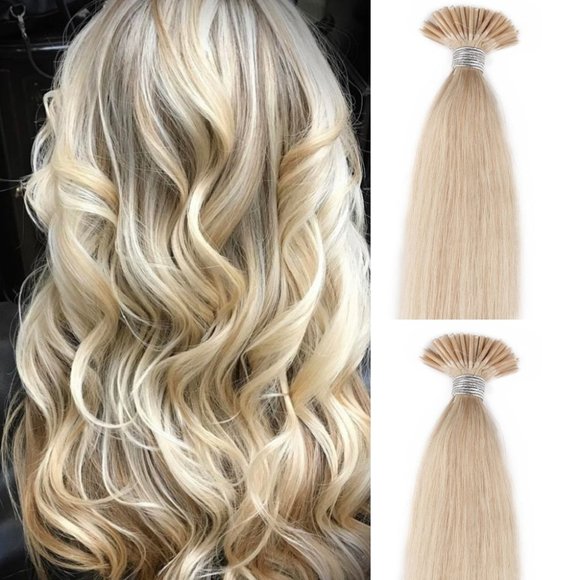 22″ 100 grams125 strands I Tip (Stick Tip) Beaded Fusion # 60